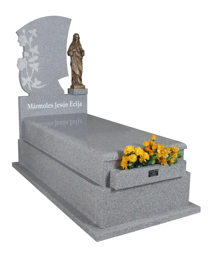 Lápida nº 24A - Con escultura