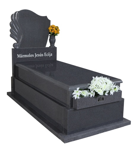 Lápida nº 33A - Con escultura